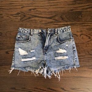 High rise shorts